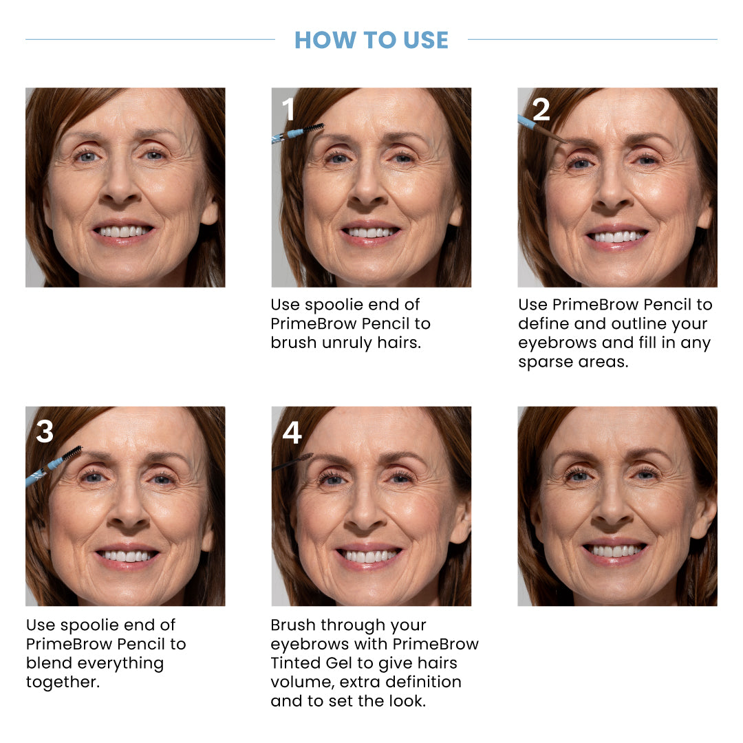 2pcs PrimeBrow Tinted Gel