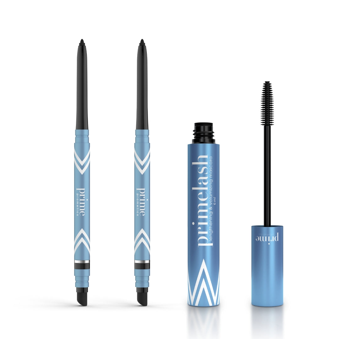 2 pcs Eyeliners + Mascara